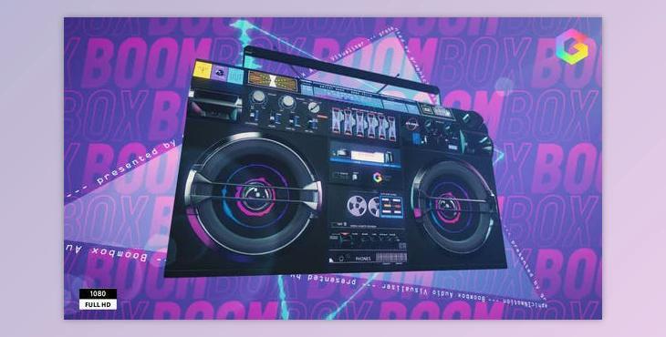 Boombox Audio Visualizer (Videohive 33336801) - AE Project