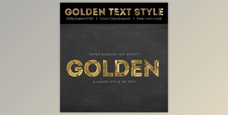 Golden Text Effect GraphicRiver-28076077