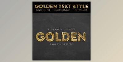 Golden Text Effect GraphicRiver-28076077