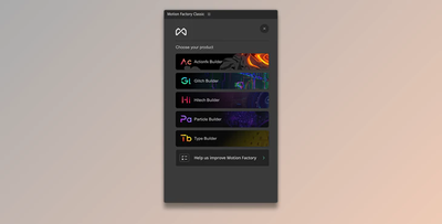 Ae Plugin - Motion Factory 2.41 Full 