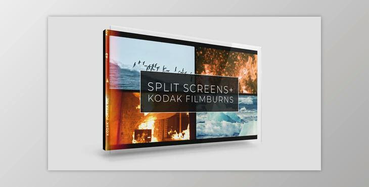 Film Split Screens + Kodak Film Burns - Vamify