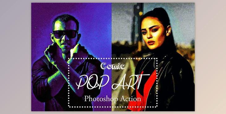 Creativemarket - Comic Pop Art Photoshop Action