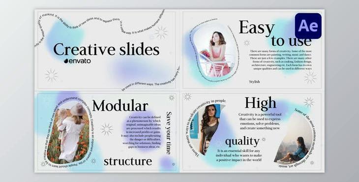 Glossy Creative Slideshow for After Effects (Videohive 47895740) - AE Project