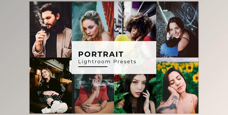 10 Portrait Lightroom Presets CreativeMarket - 6905548