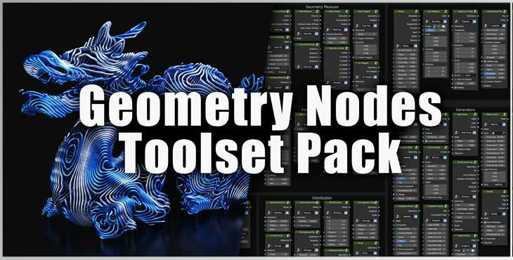 Blender Market - Higgsas Geometry Nodes Toolset v6