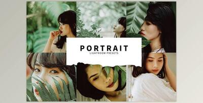 10 Portrait Lightroom Presets CreativeMarket-5731234 (LRTEMPLATE)