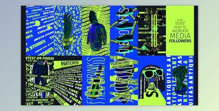 Stories Giveaway Typo 12-in Pack (Videohive 38071708) - AE Project