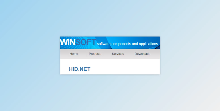 Winsoft HID.NET v1.2 Full Source