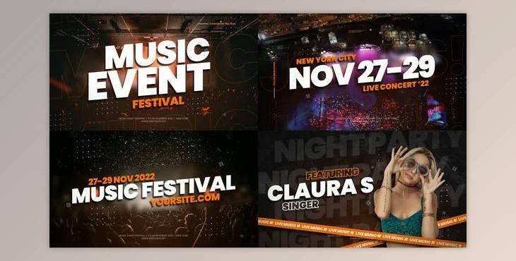 Music Festival Event Promo (Videohive 39896315) - AE Project