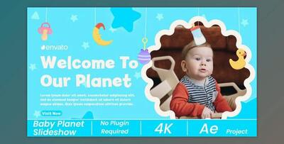 Baby Planet Slideshow (Videohive 35980837) - AE Project