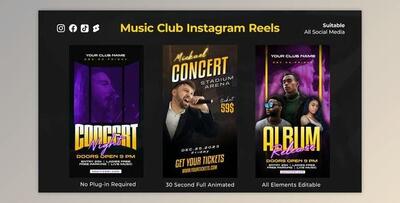 Music Club Instagram Reels (Videohive 49562058) - AE Project