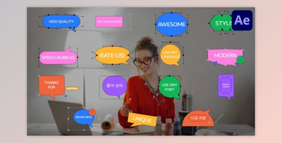 Speech Bubbles for After Effects (Videohive 48569560) - AE Project
