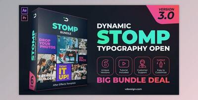 VIDEOHIVE DYNAMIC STOMP TYPOGRAPHY OPEN V3