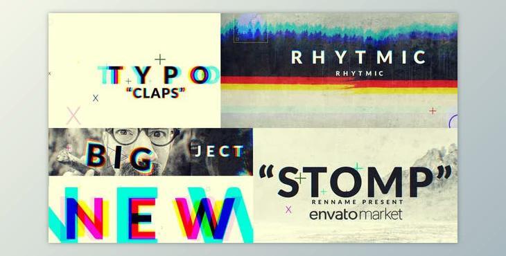 Minimal Stomp Typo (Videohive 22985740) - AE Project