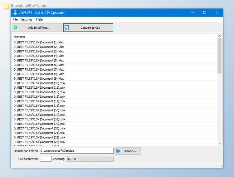 VovSoft XLS to CSV Converter v2.3 + Portable Edition + Patch