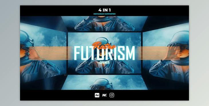 Retro Futurism Opener (Videohive 42569571) - AE Project