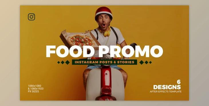 Food Promo Instagram Post & Story B86 (Videohive 32946850) - AE Project