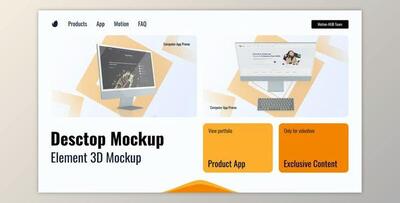 Website Desktop Mockup (Videohive 44836508) - AE Project