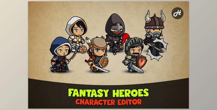 Unity Asset - Fantasy Heroes Character Editor v7.7