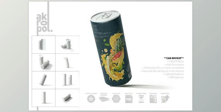 Can Mock Up CreativeMarket – 4887988