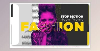 Stop Motion Neon Promo (Videohive 31762930) - AE Project
