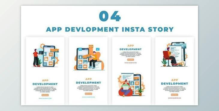 App Development AE Instagram Story (Videohive 42836978) - AE Project