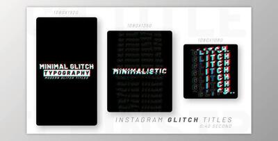 Instagram Glitch Titles (Videohive 46111115) - AE Project