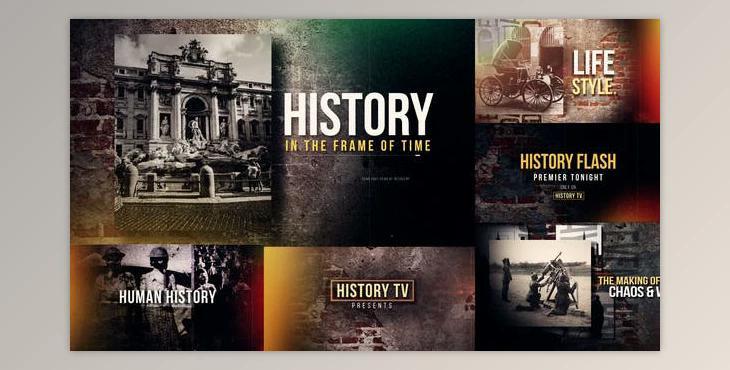 History Fast Flash Opener (Videohive 28122258) - AE Project