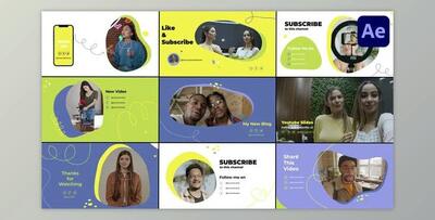 Youtube Slides for After Effects (Videohive 52087220) - AE Project