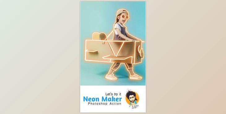 Neon Maker Photoshop Action – GraphicRiver 29732242 (ABR , ASL , ATN)