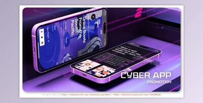 Cyberpunk App Promo (Videohive 43383249) - AE Project