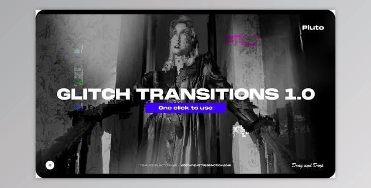 Glitch Transitions (Videohive 42879978) - AE Project