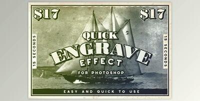 Quick Engrave – Engraver Effect By Greg Nicholls