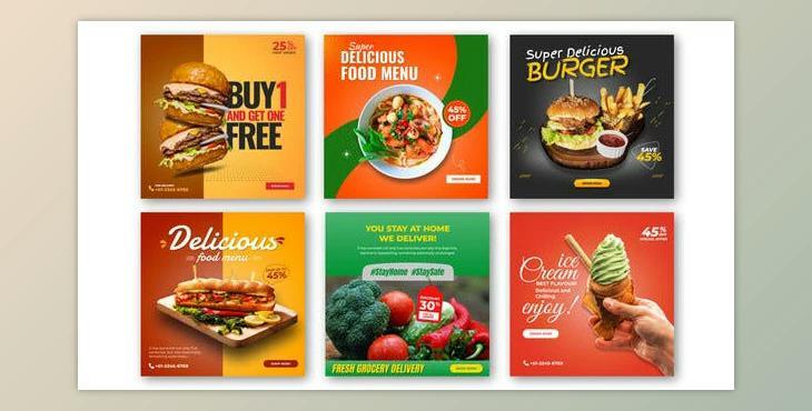 Food Promo Instagram Post V25 (Videohive 29485425)