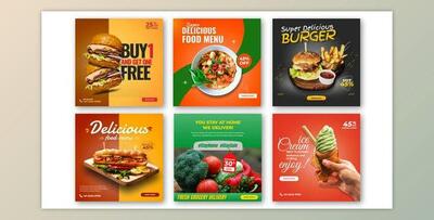 Food Promo Instagram Post V25 (Videohive 29485425)