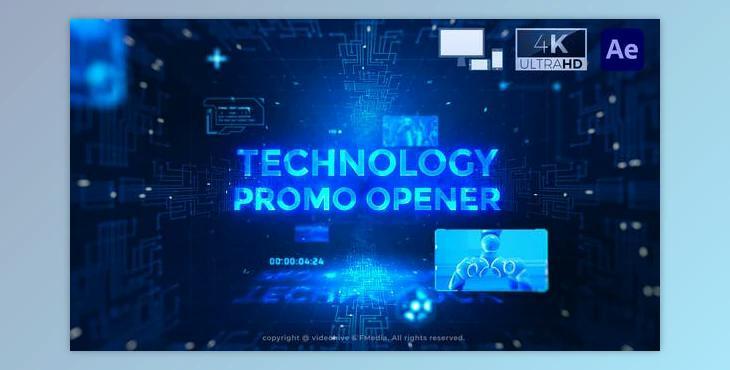 Technology Promo Opener (Videohive 50941306) - AE Project