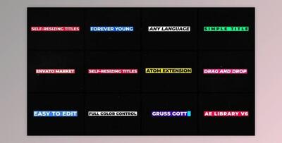 Box Titles (Videohive 36319411) - AE Project