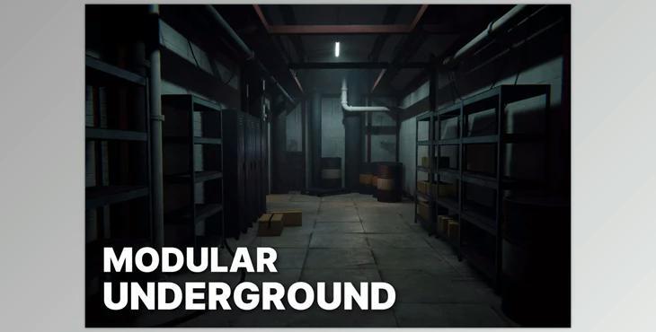 Unity Asset - Modular Underground - Horror FPS Environment v1.0