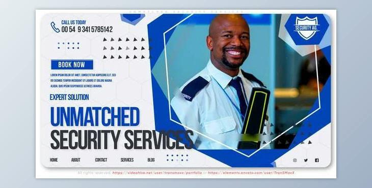 Unmatched Security Services (Videohive 33994397) - AE Project