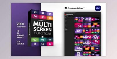 Multiscreen Transitions (Videohive 32322399) - AE Project
