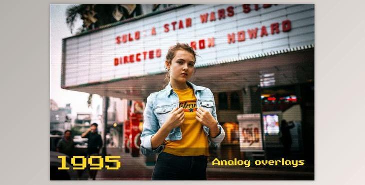 1995 Retro Analog Overlays By Design Aesthetic