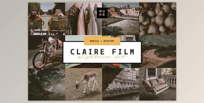 Claire Film Lightroom Preset (XMP, LRTEMPLATE, PDF)