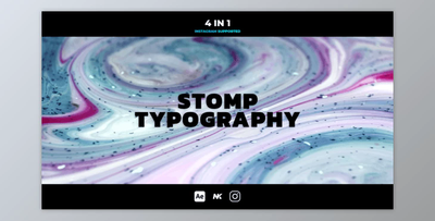 Stomp Typography (VideoHive 42188868) - AE Project