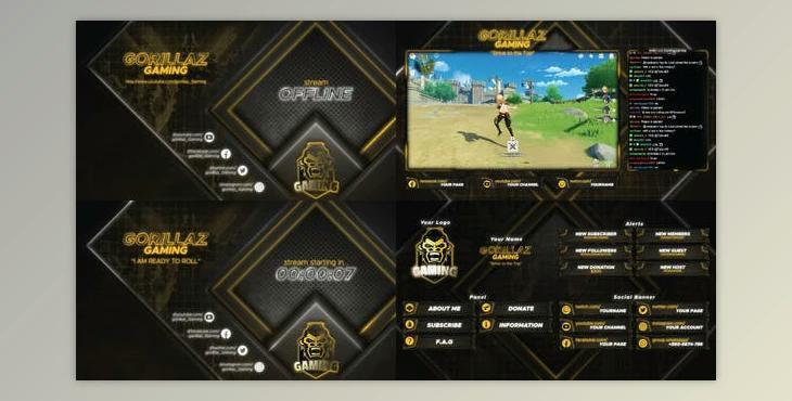 Streamer Broadcasting Pack (Videohive 29802998) - AE Project