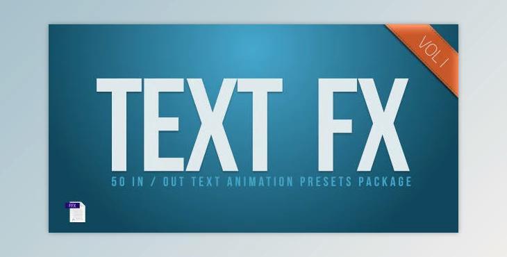 Text Fx Vol.1 (Videohive 2544178)