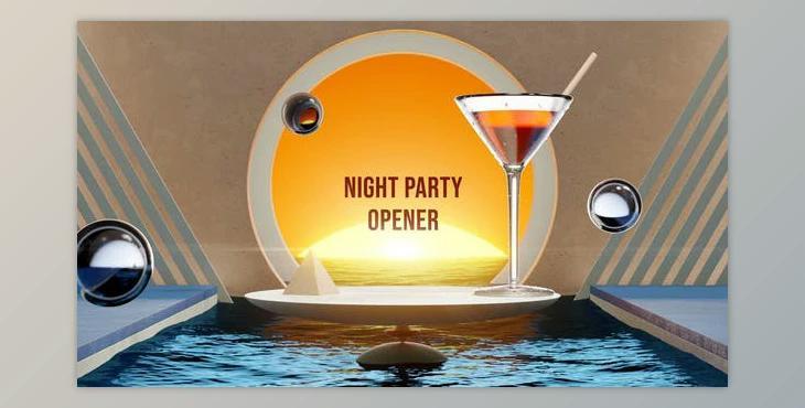 Night Party Opener (Videohive 40232865) - AE Project