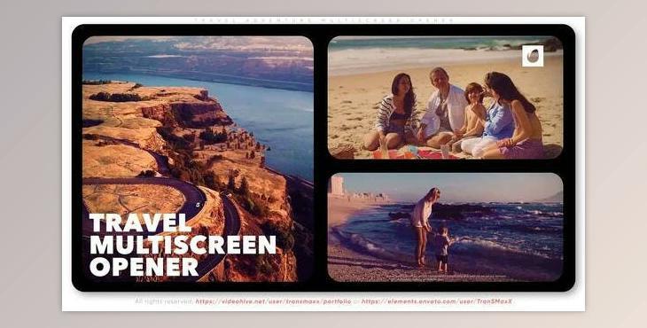 Travel Adventure Multiscreen Opener (Videohive 38305292) - AE Project