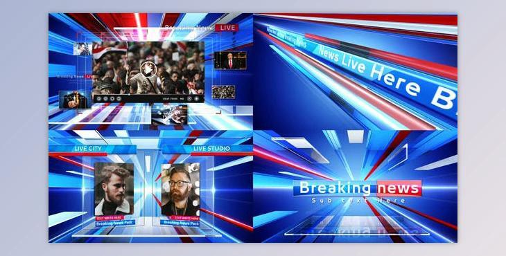 Breaking News Pack 02 (Videohive 34026631) - AE Project