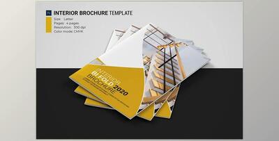 CreativeMarket – Interior Brochure Template 4607428