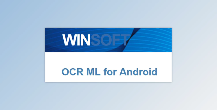 Winsoft OCR ML for Android v1.1 for Delphi & CB 12 Athens Full Source